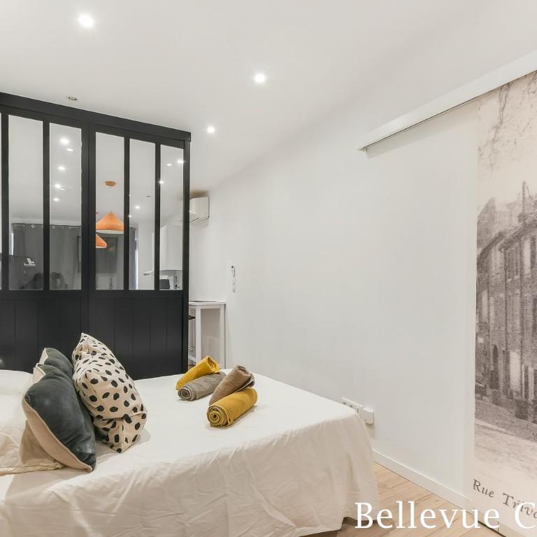 Les Bellevue Cité Trivalle "3 Apartments, 1 with Terrace & Private Parking, Aircon, WiFi, 500m from Cité, free public car park 200m" - Studio-Apartment - 1