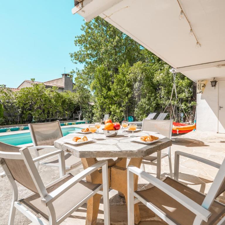 Ambiance sudiste , piscine, boule, farniente AG - Apartment mit 1 Schlafzimmer - 3