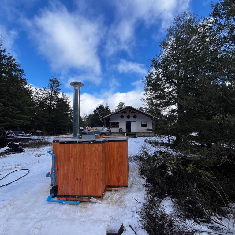 Cabaña nieve, tinaja y vista al volcan - Vacation Home - 34