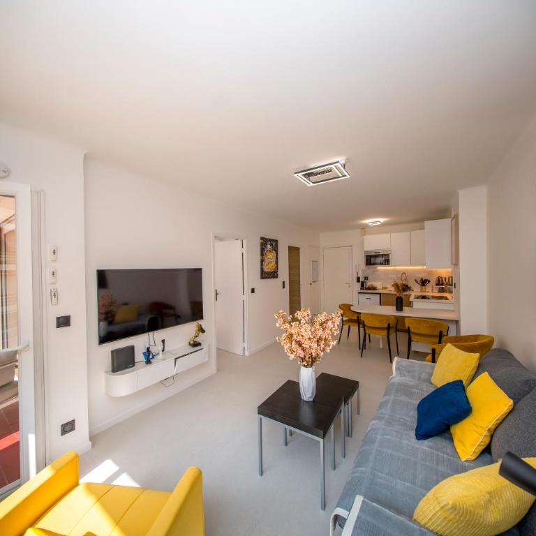 Luxe 1 minute a pied du Martinez plage shopping vu Mer - Apartment mit 1 Schlafzimmer - 8