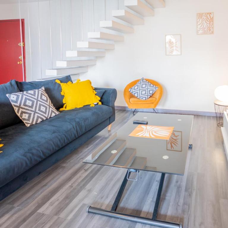 Duplex- T2 Barcelona Pop - Terrasses - Parking - Vue canal - Apartamento de 1 dormitorio con terraza - 7