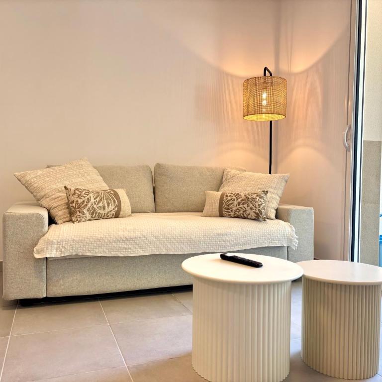 Nice apartment with garden direct access to beach,Parking free - Appartement 2 Chambres avec Terrasse - 6