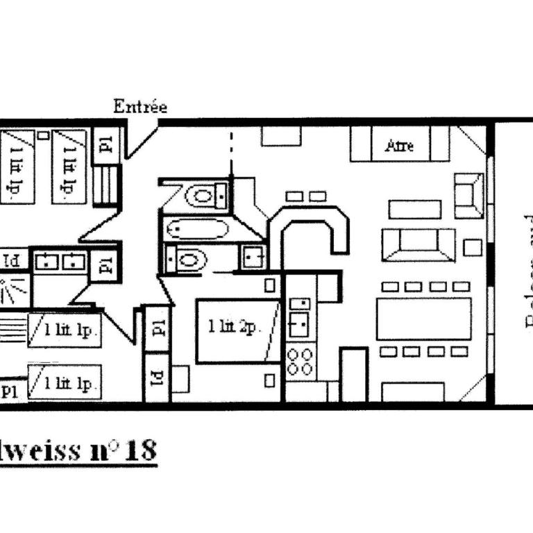 Appartement 4 pièces ski aux pieds, cheminée, piscine, Méribel, 6-8 pers - FR-1-180-177 - Appartement (8 Adultes) - 33
