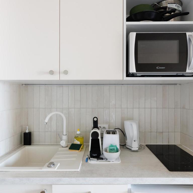 Studio vue mer Cannes - Piscine - Tennis - Clim - Appartement 1 Chambre - 11