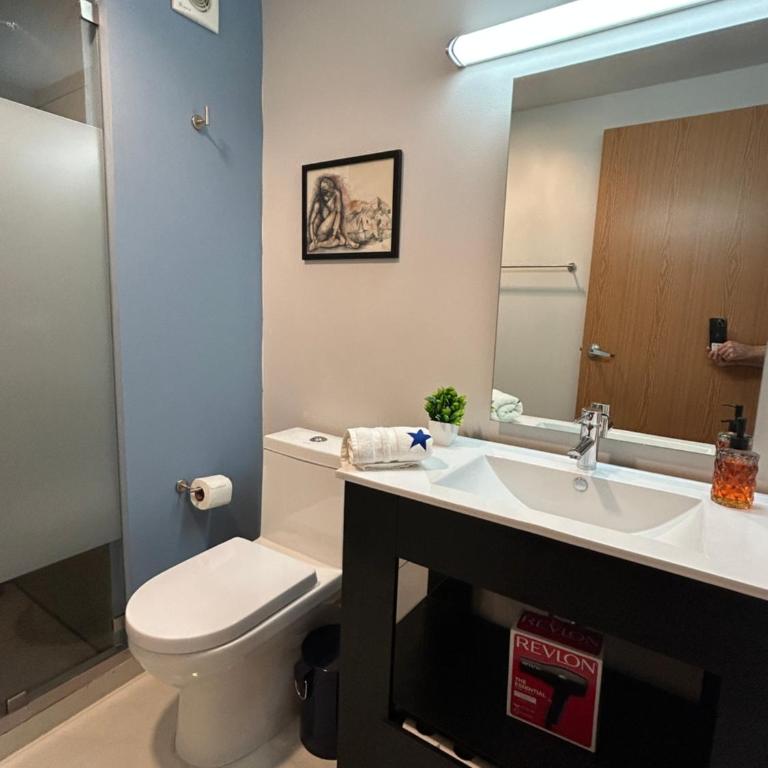 Elegante loft apartment Paseo Santa Lucia king size bed, alberca, gym, parking, kids club - One-Bedroom Apartment - 20