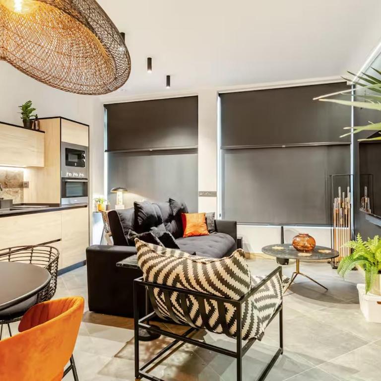 Apart diseño centro San Bernardo esquina Gran Via - One-Bedroom Apartment with City View - 14