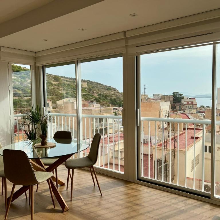 Apartamento moderno centro Aguilas 150m playa - Apartamento Deluxe de 2 dormitorios con balcón - 8