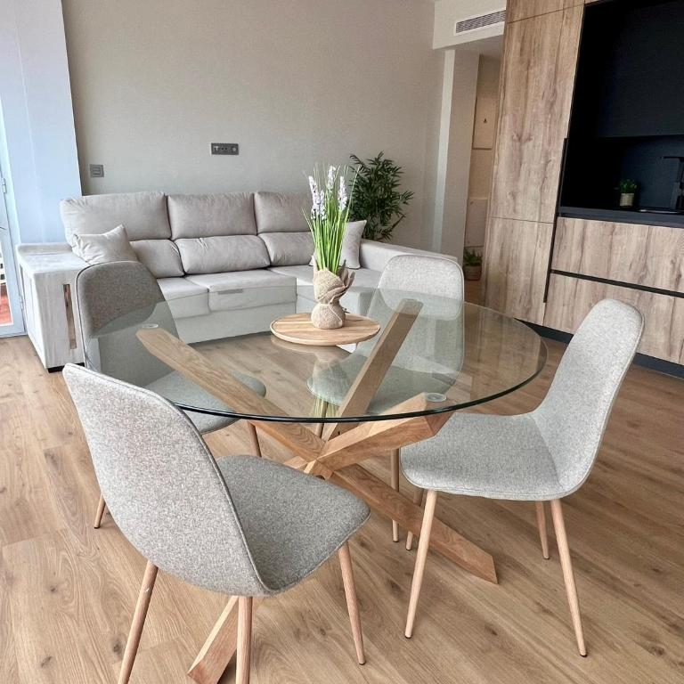 Apartamento moderno centro Aguilas 150m playa - Apartamento Deluxe de 2 dormitorios con balcón - 14
