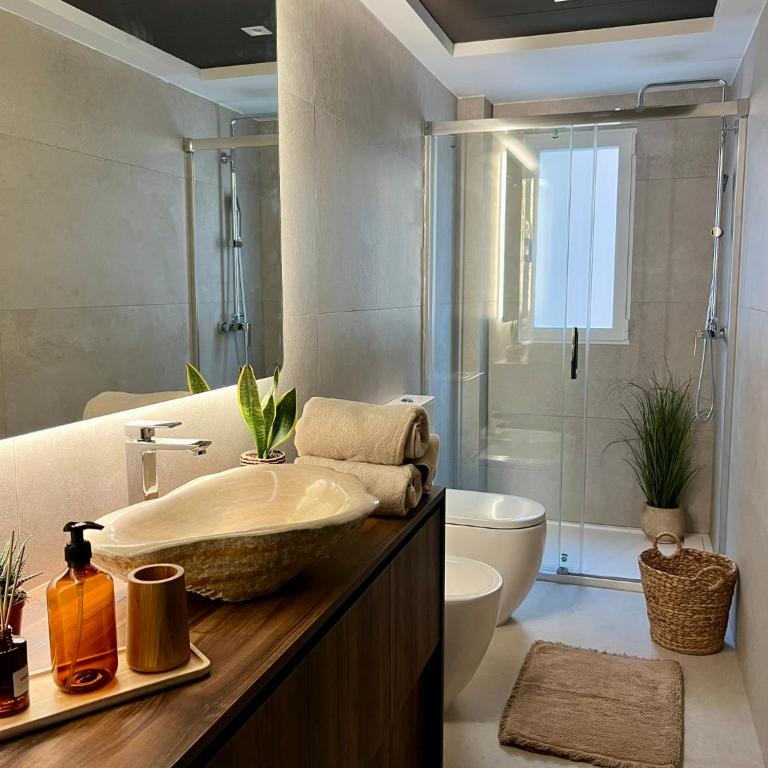 Apartamento moderno centro Aguilas 150m playa - Apartamento Deluxe de 2 dormitorios con balcón - 4