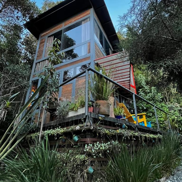 Ancestral habitad - Habitación con cama grande y vistas al jardín - 1