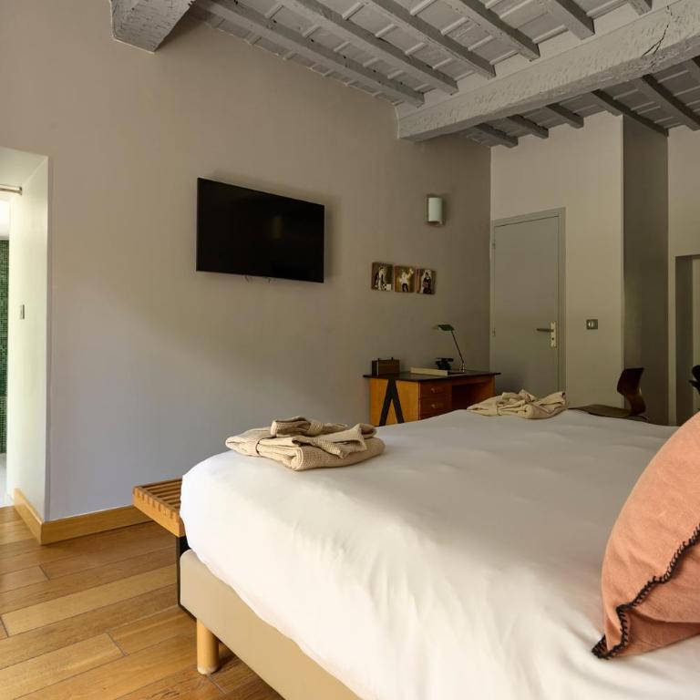 Boutique Hôtel Entraigues - Chambre Double Supérieure de Luxe avec Terrasse - 10