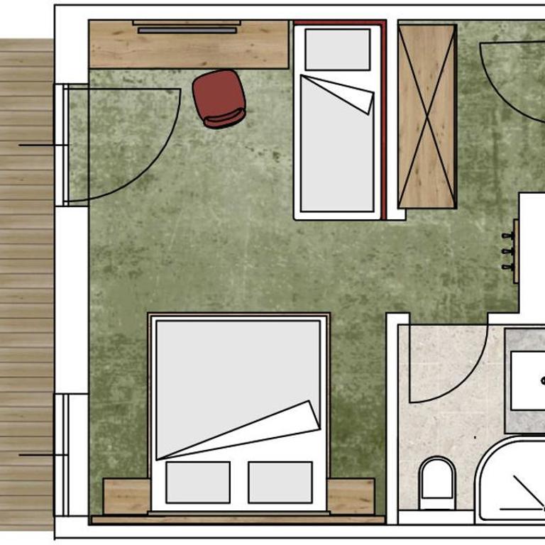 Hotel Zauchenseehof - Habitación Familiar con balcón (2 adultos + 1 niño) - 1