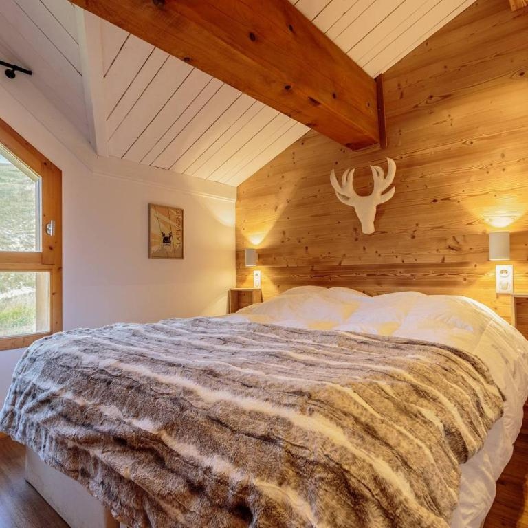 Chalet lumineux avec 4 chambres et parking à La Plagne - FR-1-351-144 - Chalet - 24