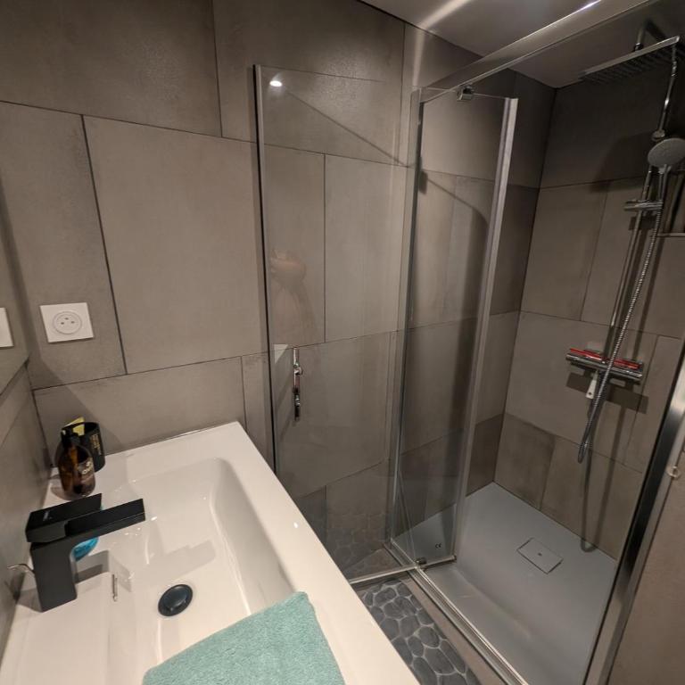 Le chalet d'en haut studio climatisé - Chalet de 1 dormitorio - 7