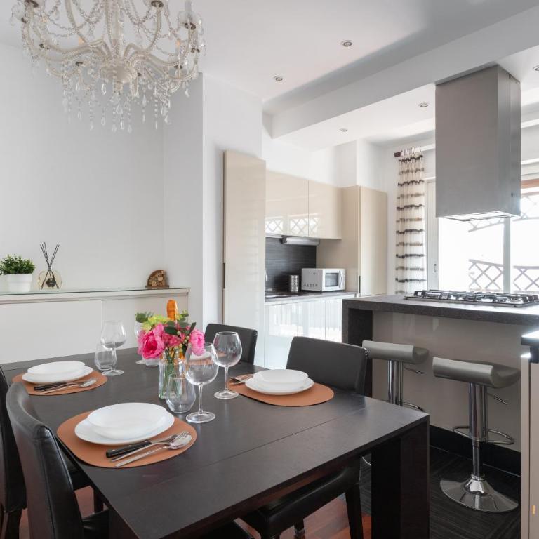 Imperium Trastevere Flat - 4-6 pax, A-C, Panoramic view, 2 Baths - Appartamento con 2 Camere da Letto e Terrazza - 4