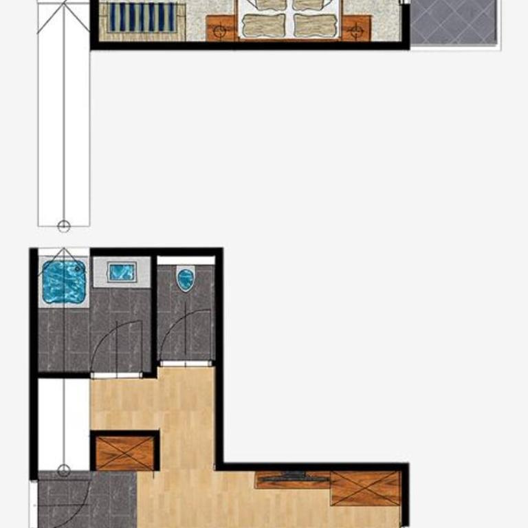 Appartements Gut Berg - Standard Apartment mit 1 Schlafzimmer - 5