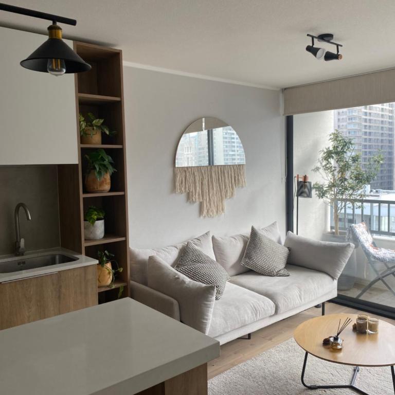 Amplio y Luminoso Depto 1D y 2B Marin Santiago Centro - Apartamento de 1 dormitorio - 2