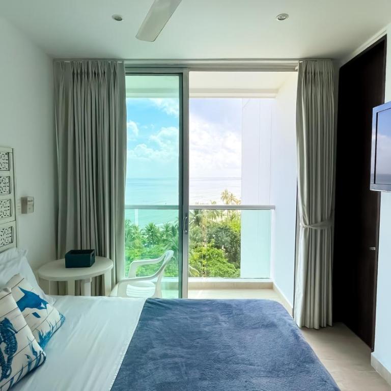 Magico Apartamento Frente al Mar 3 Habitaciones MSC64 - Three-Bedroom Apartment - 4