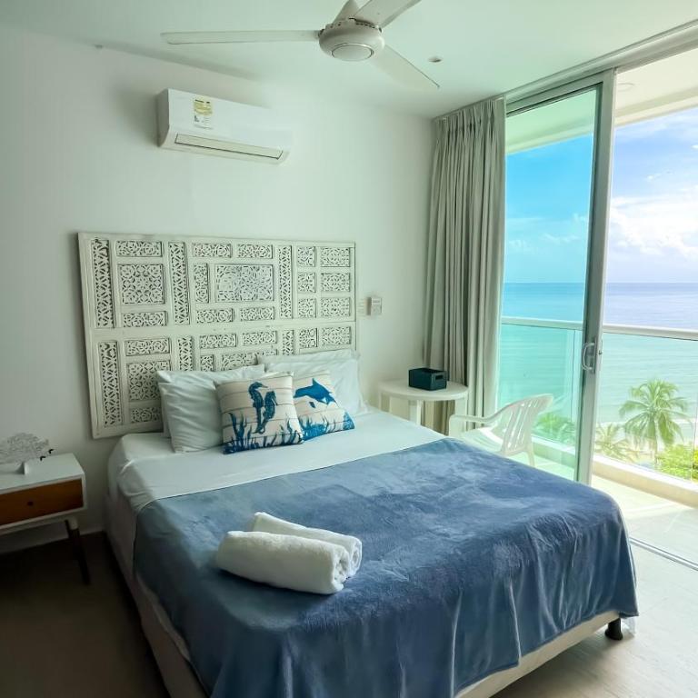 Magico Apartamento Frente al Mar 3 Habitaciones MSC64 - Three-Bedroom Apartment - 5