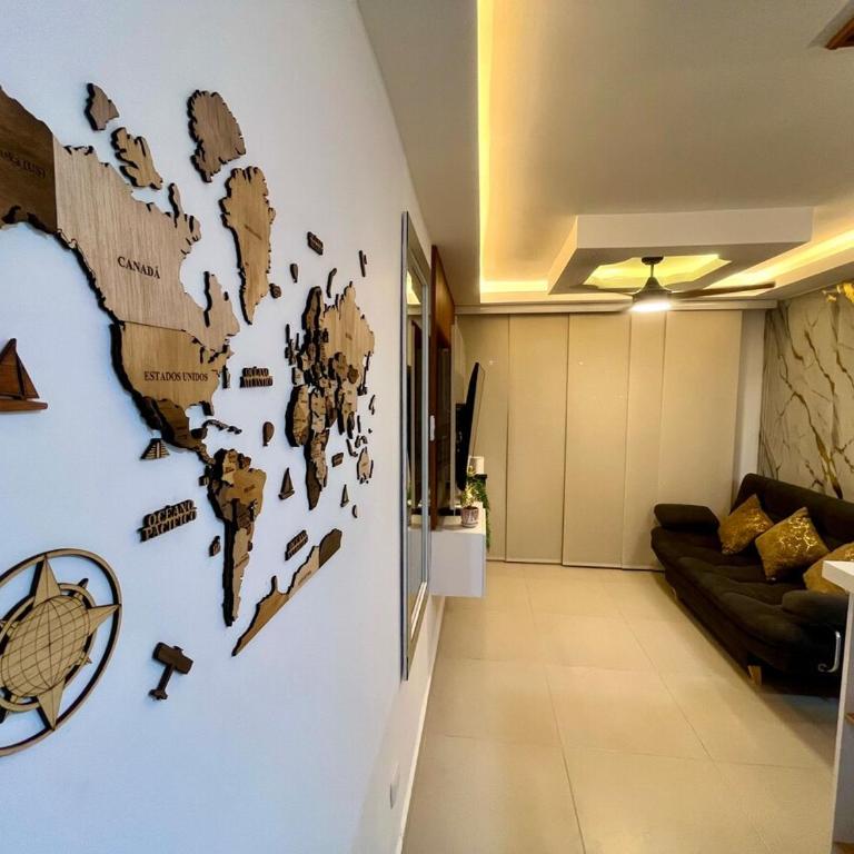 Apto Luxury Cartagena 7 minutos a pie de la playa - Three-Bedroom Apartment - 3