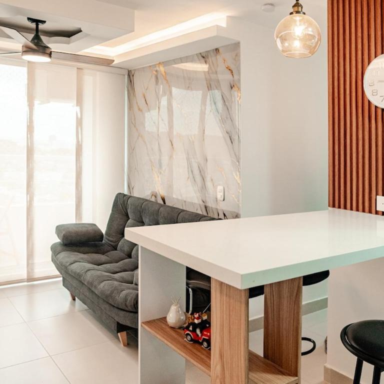 Apto Luxury Cartagena 7 minutos a pie de la playa - Three-Bedroom Apartment - 27