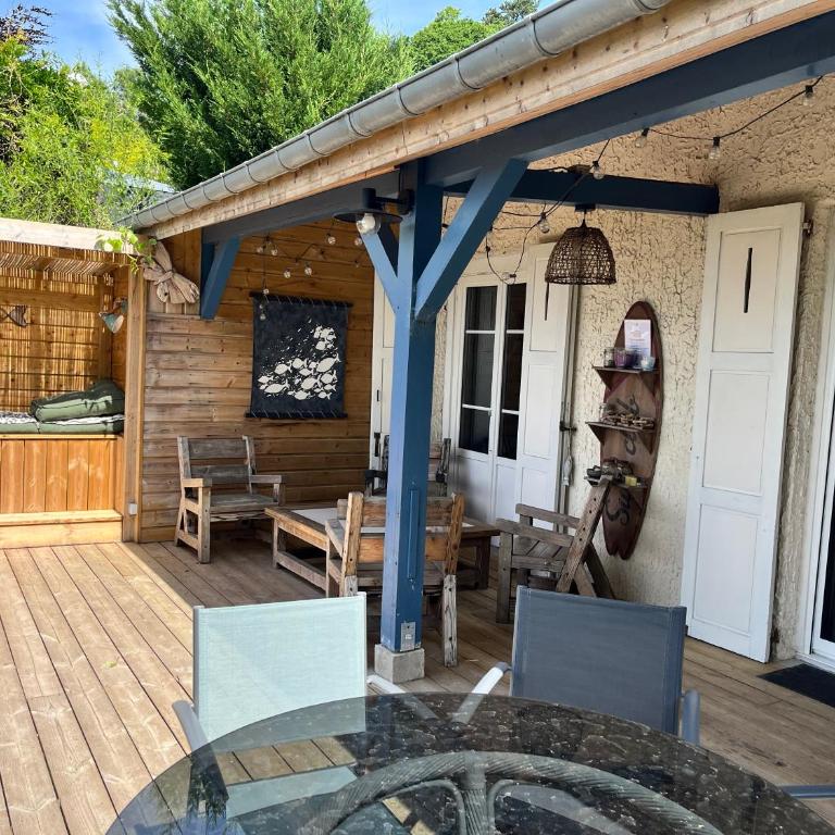 Bois Corail Maison de vacances jardin, vue mer & Spa - Maison 3 Chambres - 41