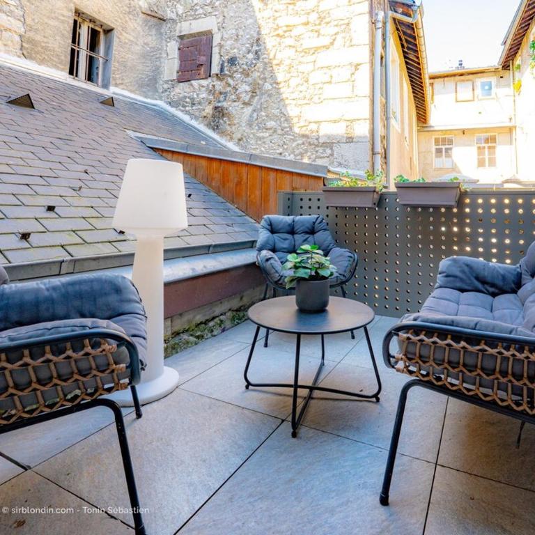 Chic l Ascenseur l Terrasse centre ville - Appartement 1 Chambre - 12