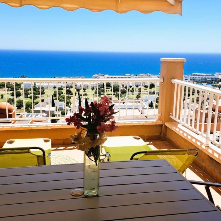La terraza de Mojacar - Apartamento de 2 dormitorios con terraza y vistas al mar - 1