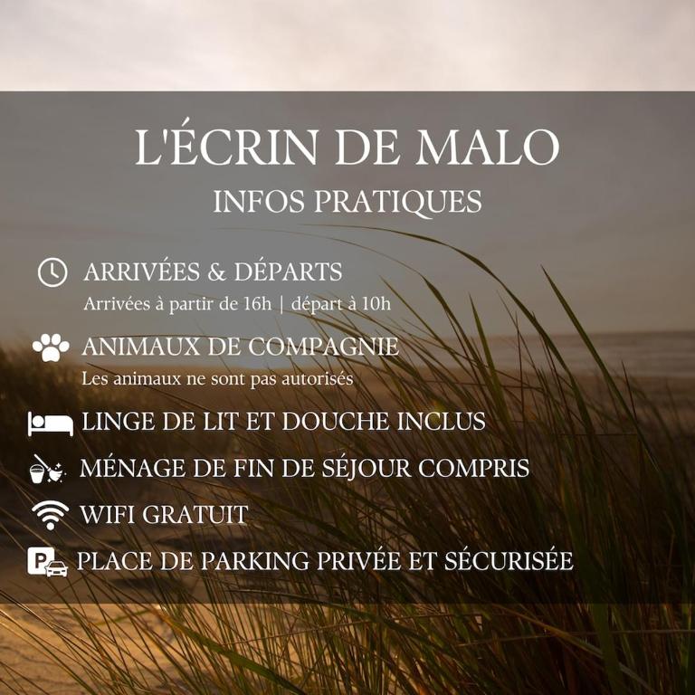 l'Ecrin de Malo - Vue Mer - Apartment mit 1 Schlafzimmer - 4