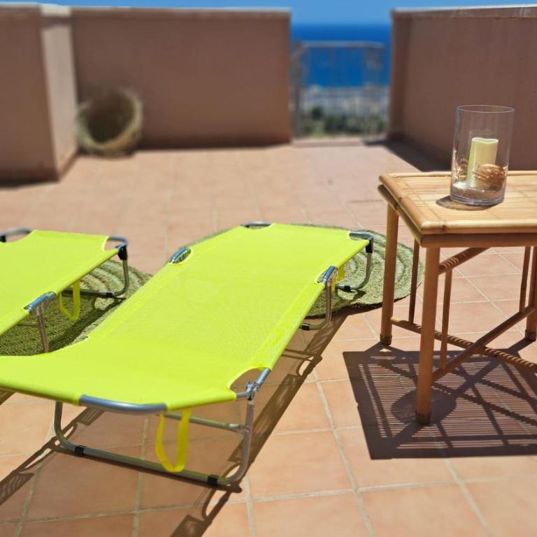 La terraza de Mojacar - Apartamento de 2 dormitorios con terraza y vistas al mar - 8