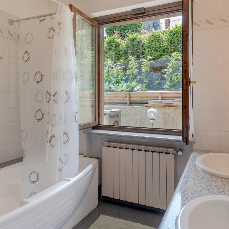 Grazia - Bilocale con Vista Lago e Giardino - Appartamento con 1 Camera da Letto e Vista Lago - 14