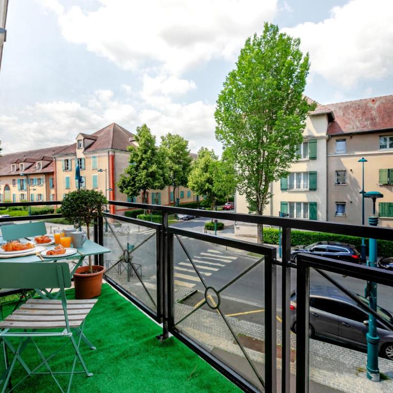 Le Chaleureux - 5' Disney - 3' Val d'Europe - Parking Free - Appartamento con 2 Camere da Letto - 16