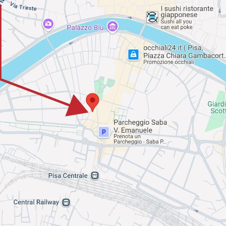 Domus Mazzini Pisa Centro - 6 Ospiti, 2 Bagni, 3 Camere, Patio Privato - 5 minuti dalla Stazione Treni - Appartamento con 3 Camere da Letto - 9