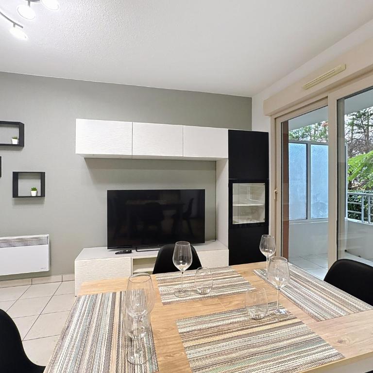 Cosy nid, terrasse & 2 parkings - Appartement 1 Chambre - 7