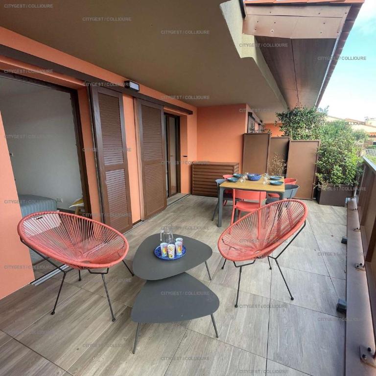 4TERIMP-A02 T3 neuf avec terrasse climatisation parking Collioure - Apartment mit Terrasse - 3