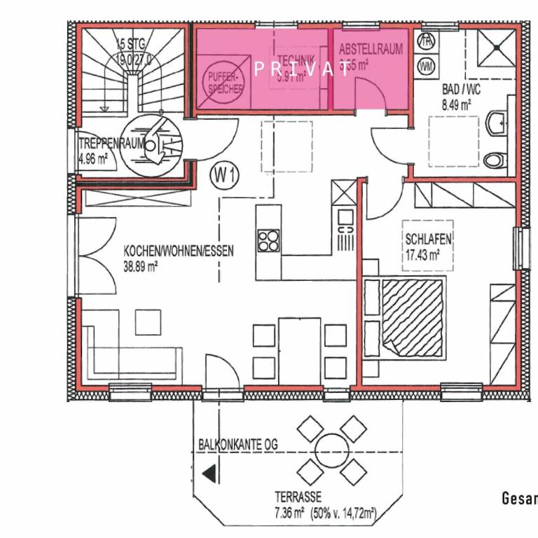Ferienhaus Fidelis - Apartment - Erdgeschoss - 15