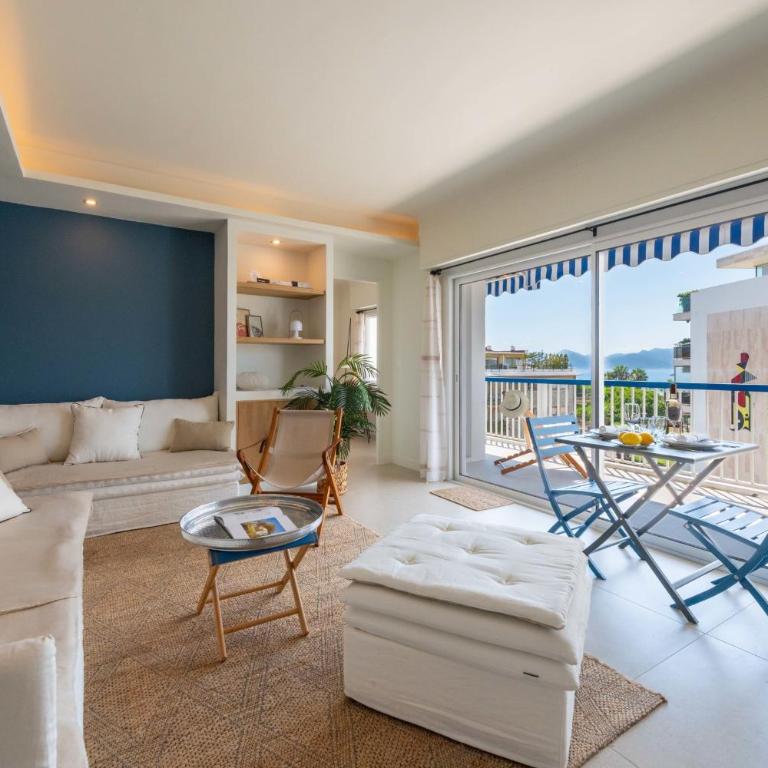 2-Br Apartment with Terrace & Sea View Palm Beach Cannes - Appartement - 1