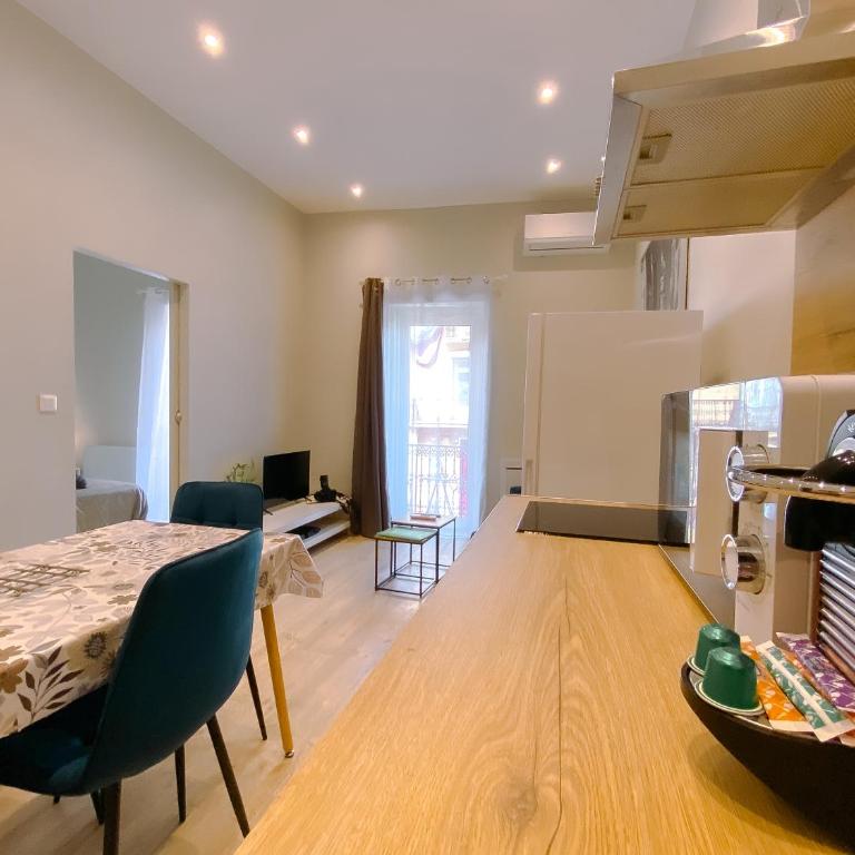 Confort & clim Logement 4 pers proche gare, centre et Polygone - Appartement 1 Chambre - 7