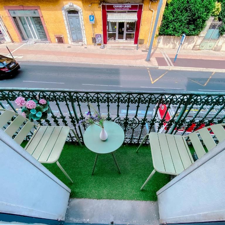 Confort & clim Logement 4 pers proche gare, centre et Polygone - Appartement 1 Chambre - 37