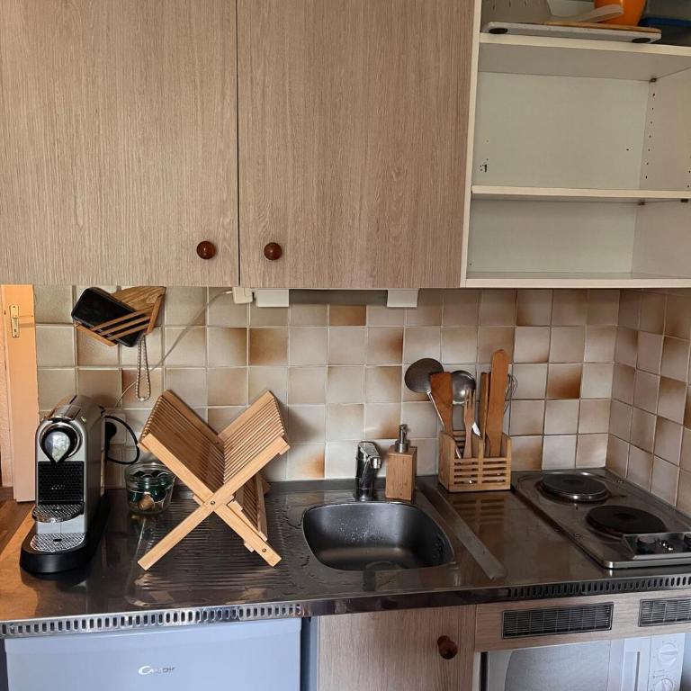 Vue montagne, proche remontées mécaniques et commodités, Risoul - Appartement 1 Chambre - 12
