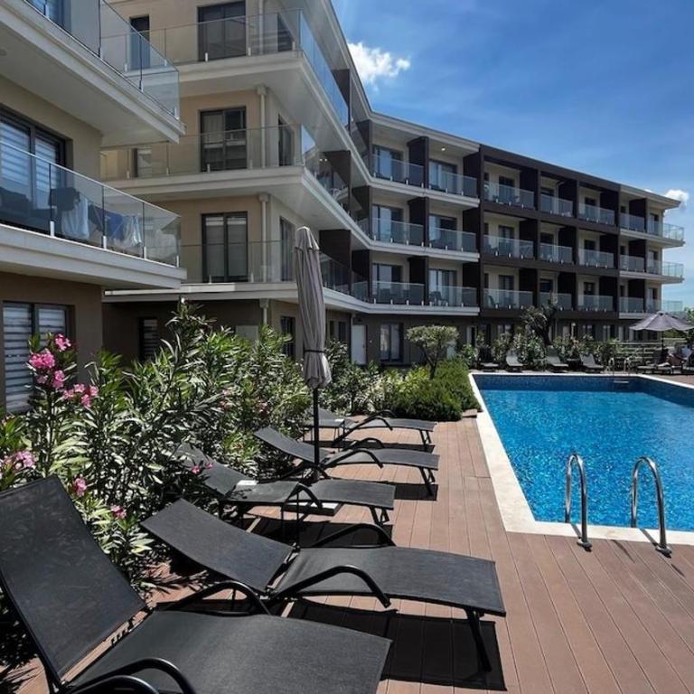 Casa Montenegro Lux Apartment 1 Bedroom 1 livingroom Sea & Pool View - One-Bedroom Apartment - 22
