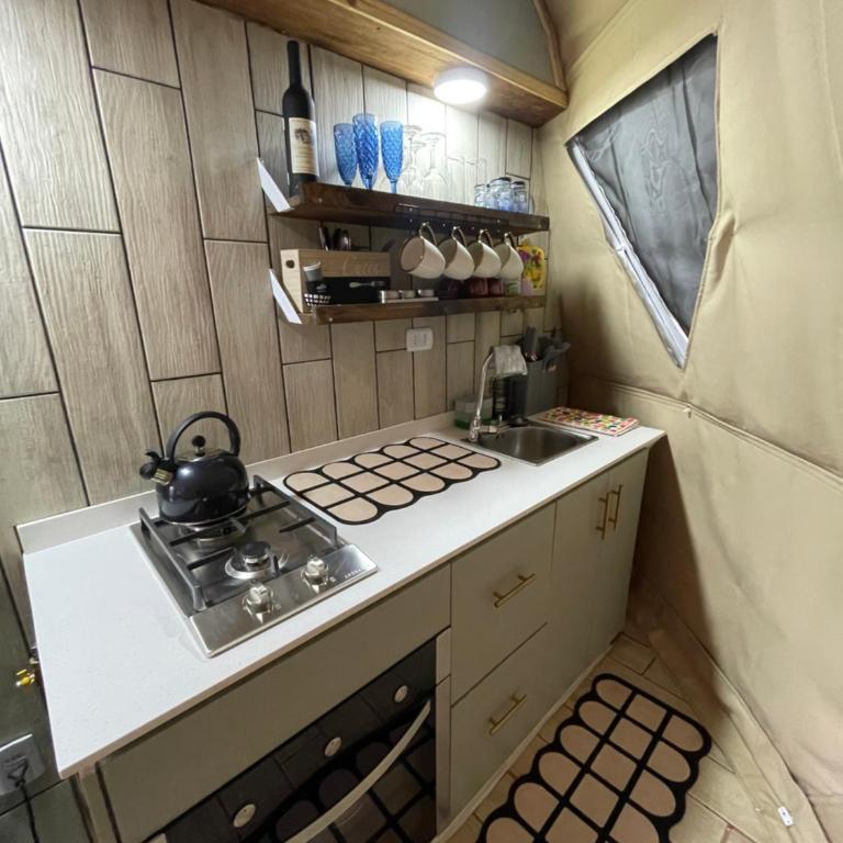Glamping Domo 7 Tazas con Tinaja - Apartamento de 1 dormitorio - 16