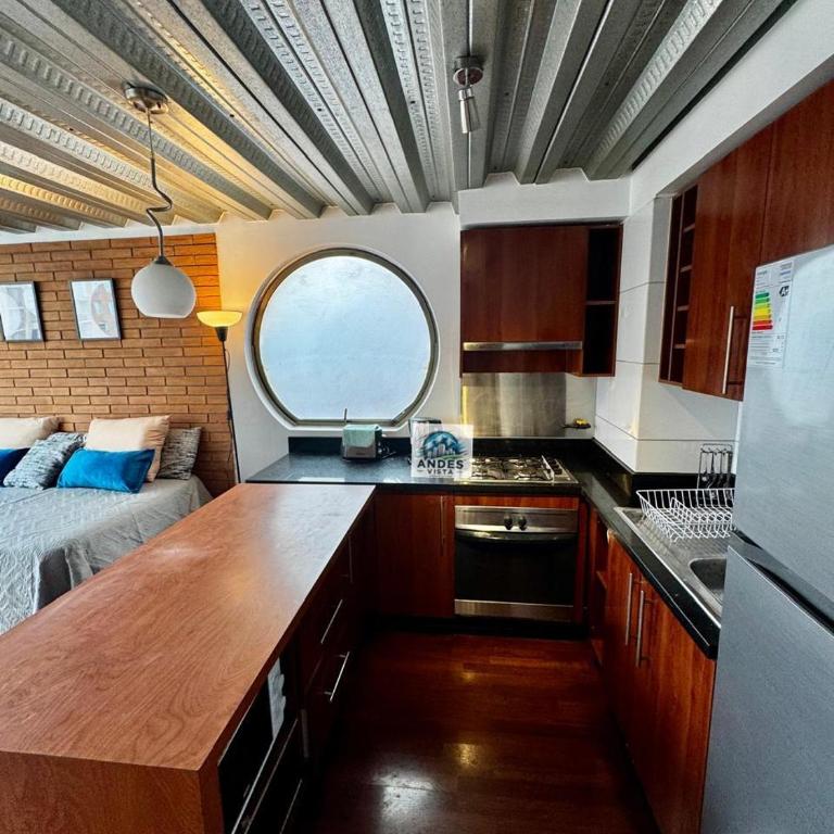 Departamento moderno full equipado - General Flores - One-Bedroom Apartment with City View - 12