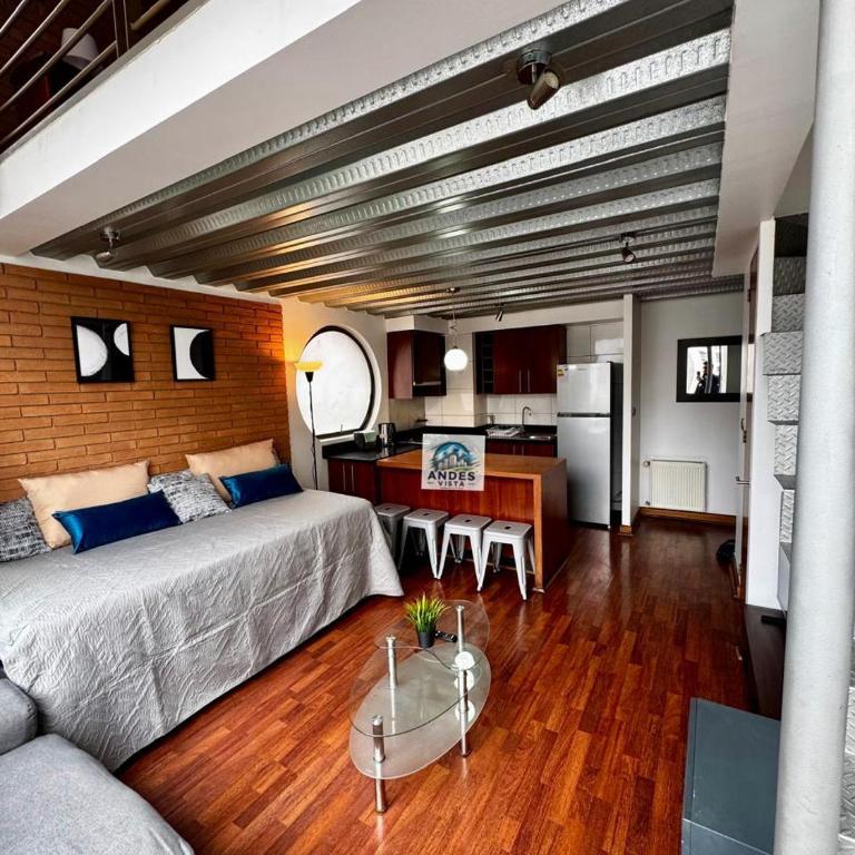 Departamento moderno full equipado - General Flores - One-Bedroom Apartment with City View - 15