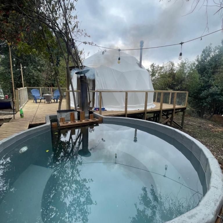 Glamping II Domo 7 Tazas con Tinaja - Apartamento de 1 dormitorio - 11