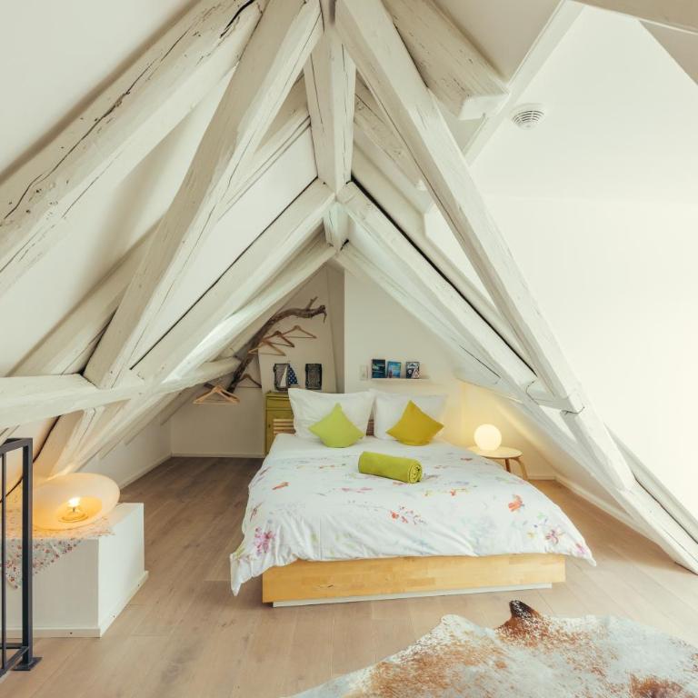 Feriendomizil "Zum Grauen Wolf" - Exklusive Ferienwohnungen im Herzen der Insel Lindau - One-Bedroom Loft Apartment with Balcony - 7