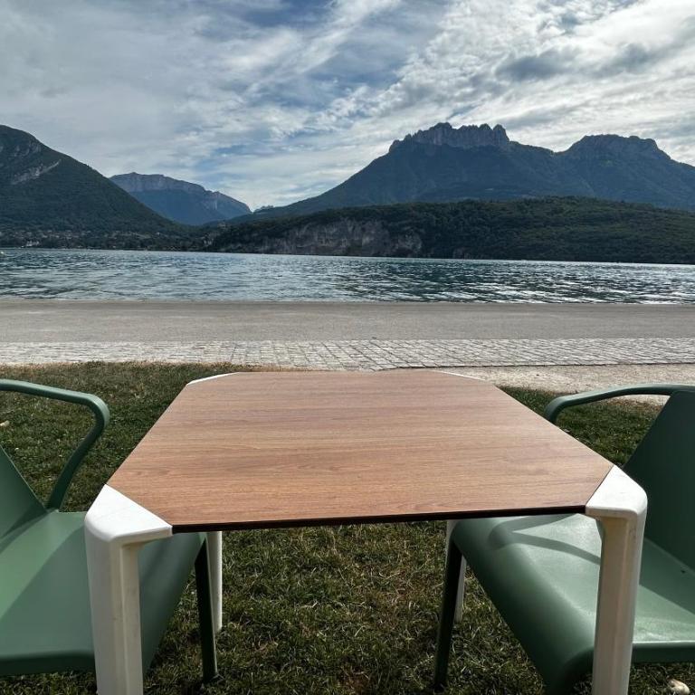 Vue montagnes, à 5 mn du lac et de la piste cyclable,lit King size, Park gratuit - Appartement 1 Chambre - 34