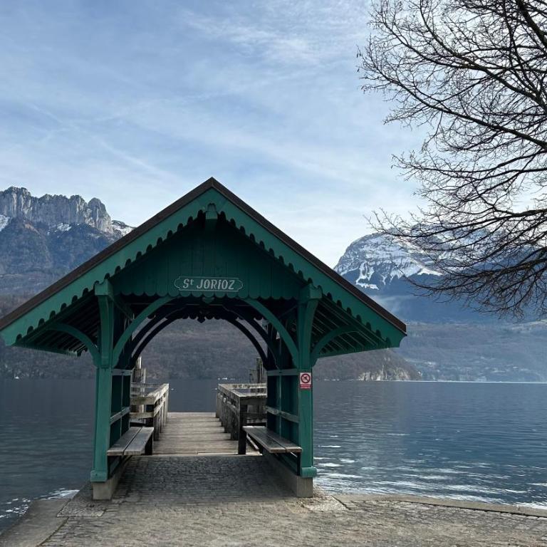 Vue montagnes, à 5 mn du lac et de la piste cyclable,lit King size, Park gratuit - Appartement 1 Chambre - 30