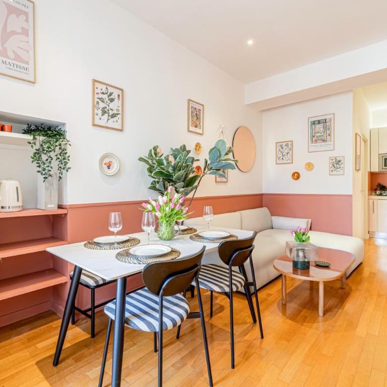 New! Remodeled Appartement in the Heart of Nice, Beach 3 min, 2BR, AC, Elevator, Amazing little terrace, Best Location! - Appartement 2 Chambres - 4