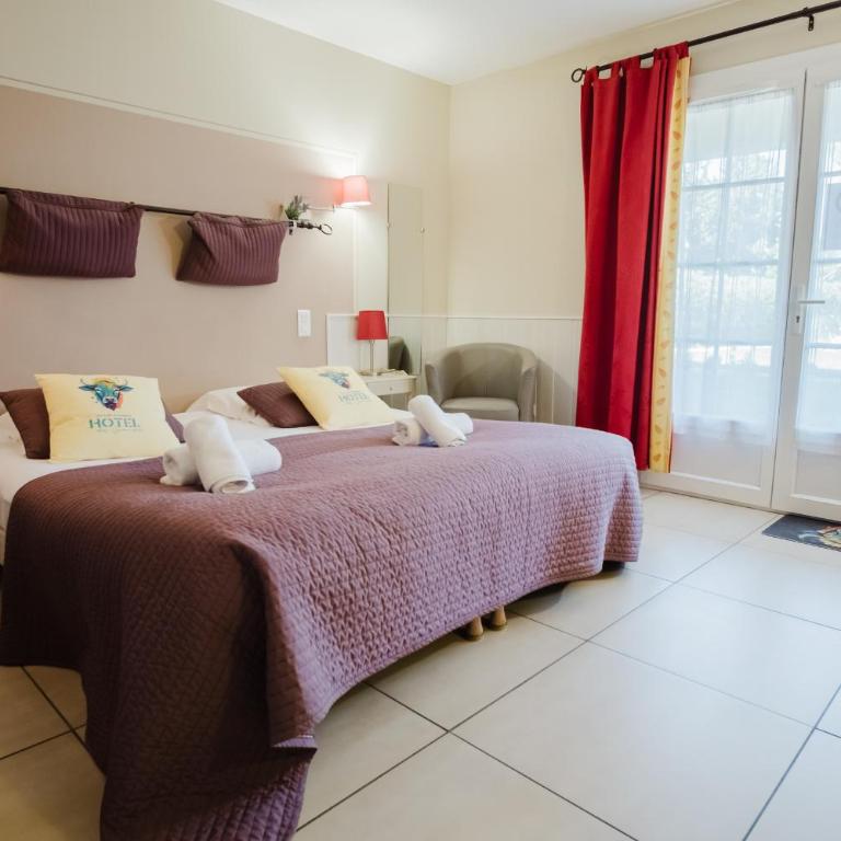 Logis Hotel des Granges - Chambre Quadruple avec Balcon ou Terrasse - 10